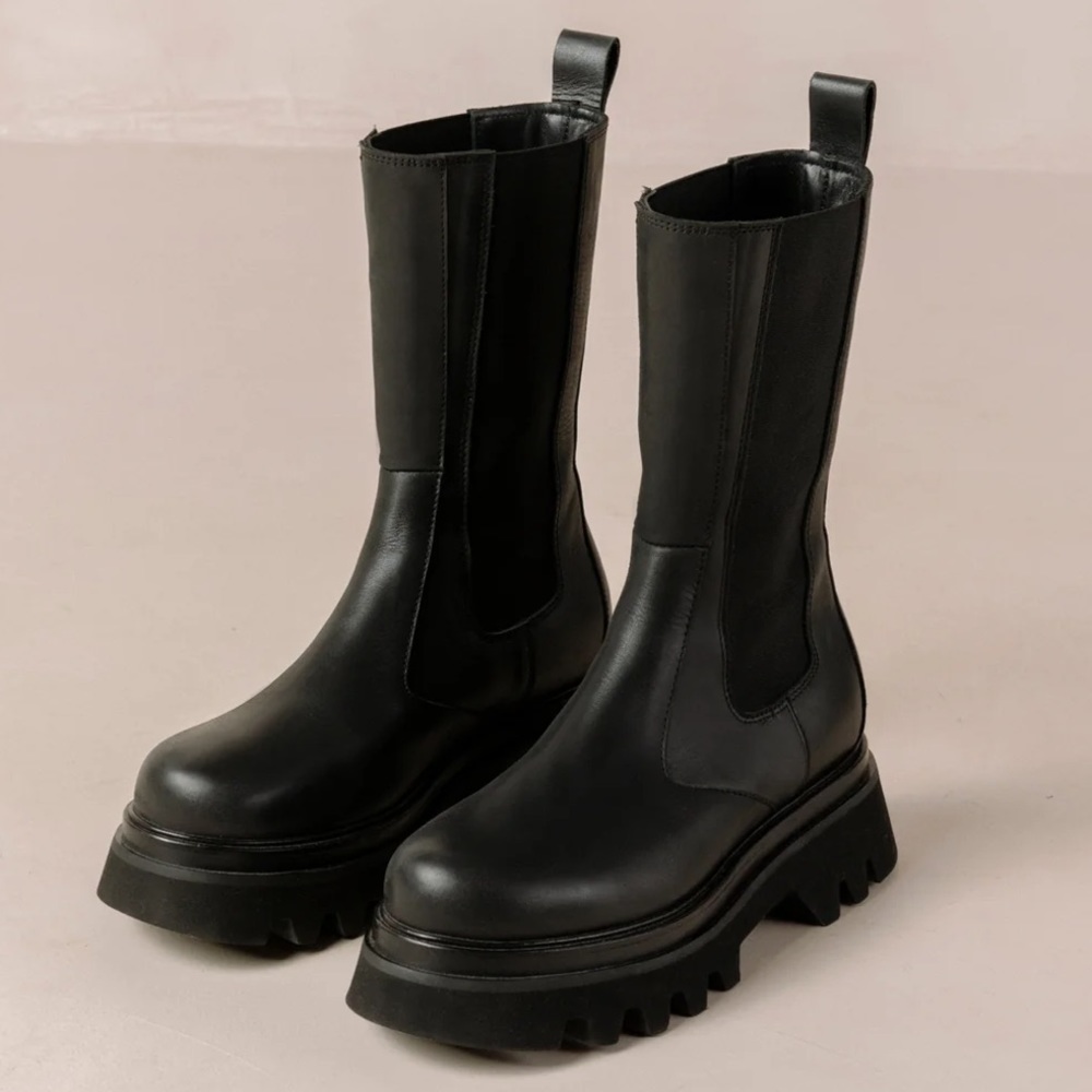 ALOHAS brand boots, in like new condition, worn once.